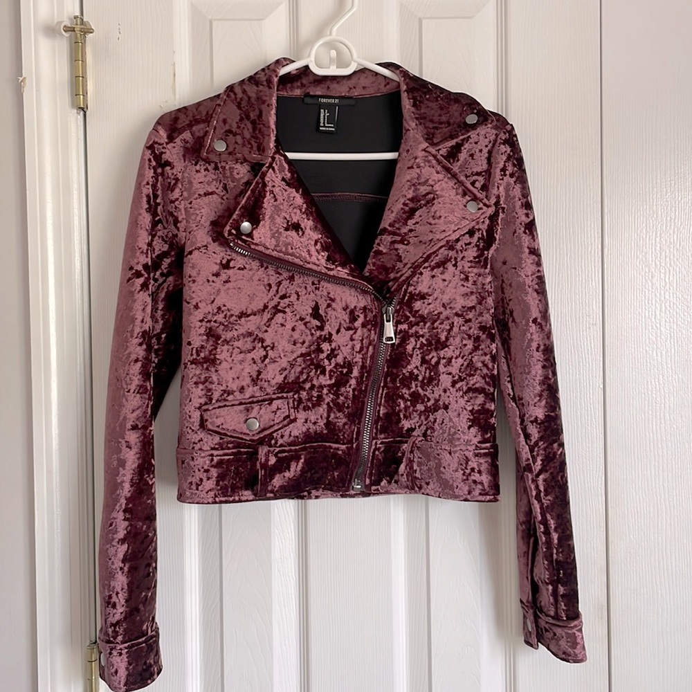 Velvet Jacket Forever 21